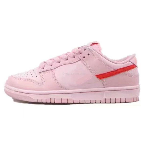 

kids sb low running shoes triple pink ps dh9756-600 girls boys children designer sneakers us size 7.5c-3y eur 24-35, Black