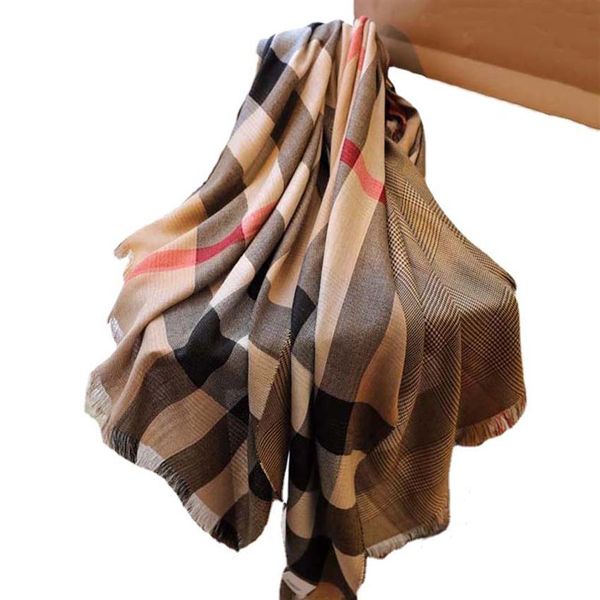 

square scarf oversize classic check shawls scarves for men and women kerchiefs gold silver thread plaid shawl multicolor si2998, Blue;gray