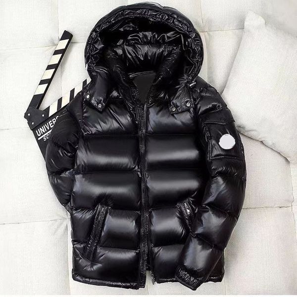 

luxury brand winter puffer jacket mens down jacket men woman thickening warm coat leisure men's clothing fashion outdoor jackets womans, Black