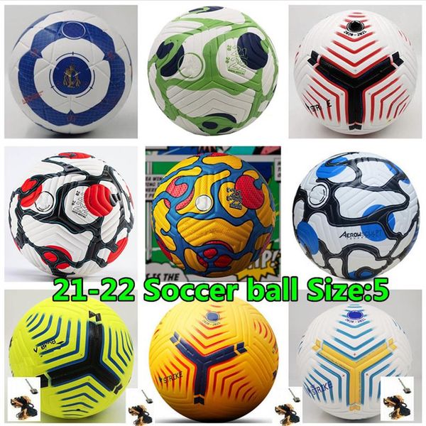 

club league 2021 2022 soccer ball size 5 high-grade nice match liga premer 20 21 pu football ship the balls without air premier champio267z