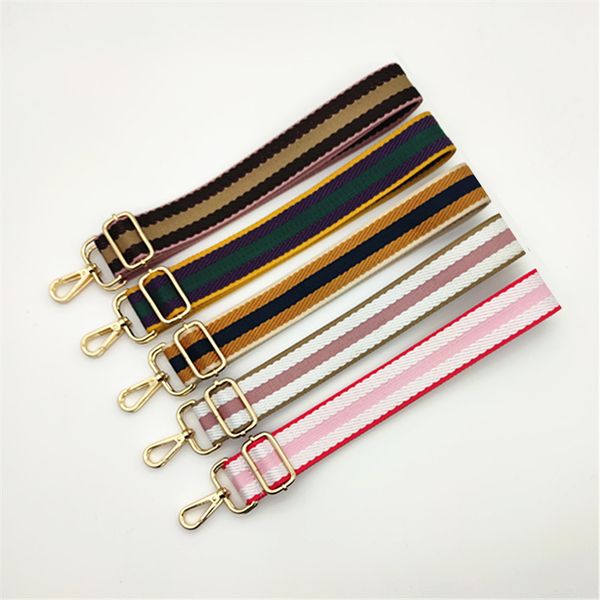 

nylon bag strap woman colored straps for crossbody messenger shoulder handbag accessories adjustable, Black