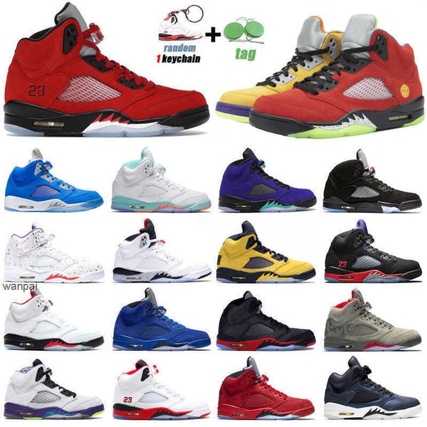 

shoes 5s raging red jumpman basketball shoes 5 blue bird hyper royal og black metallic alternate grape mens trainers outdoor sports jordon