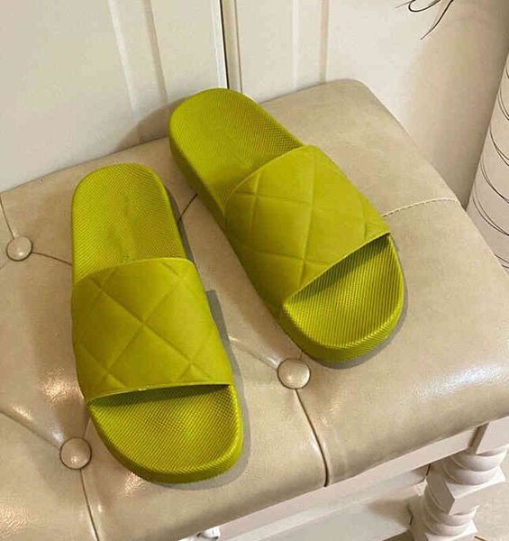 

tpu rhombic sandals embossing trend one line open toe slippers for outdoor lovers 2k1j thgm, Black