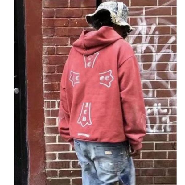 

luxury fashion men's sweatshirts classic ch brand hoodie hooded designer horseshoe sanskrit loose zipper jacket pullover coat women sw, Black