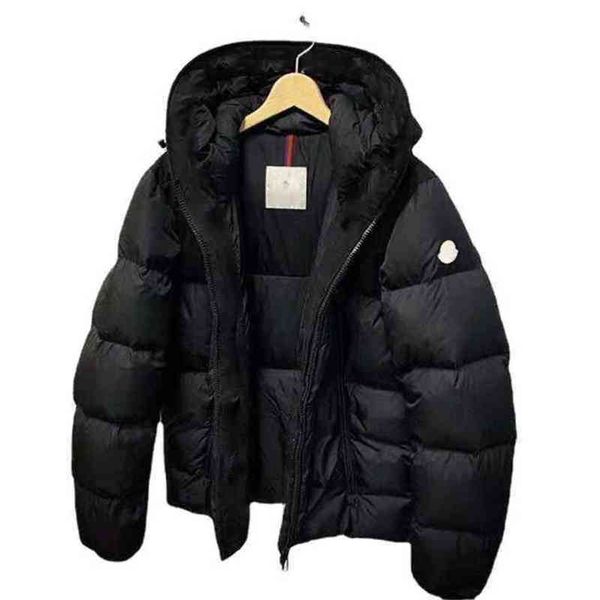 

men's designer luxury classic jacket winter brand down fashion cap pattern print coats outdoor casual parkas coat ski color warm mkle m, Black