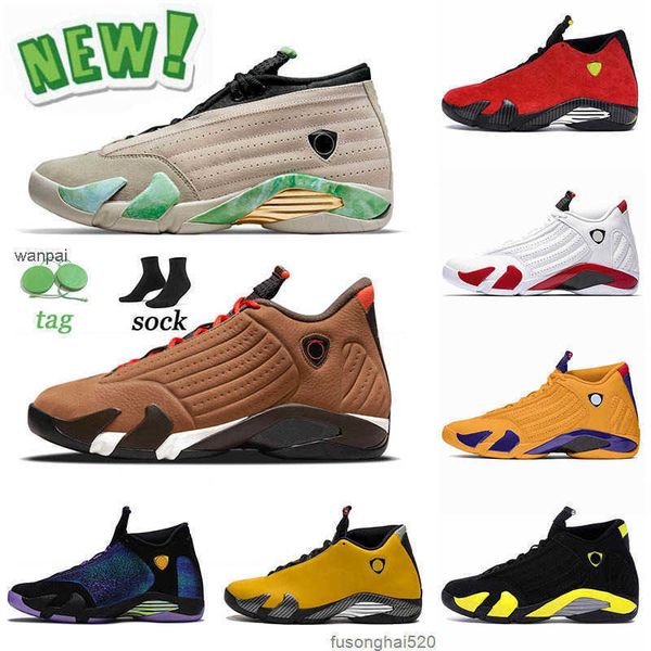 

shoes shoes 2021 women men basketball shoes 14 14s xiv fortune winterized university gold jumpman defining moments candy cane womens sneaker, Black