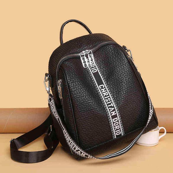 

fashion bag 70% off online sale wholesale backpack 2022 new korean version fashionable soft leather backpack net red travel women's sma