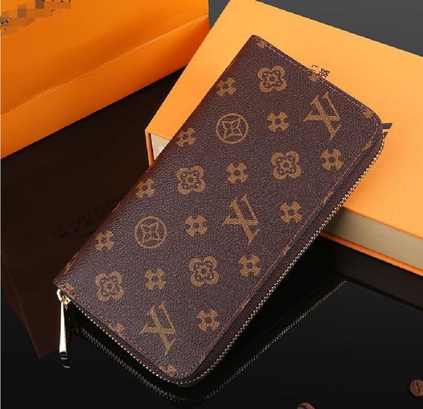 

Single zipper Fashion Bags the most stylish cards coins men leather purse card holder women Designer wallet bags clutch handbag louiseitys viutonitys