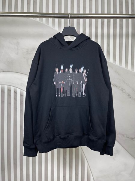 

men's plus size hoodies sweatshirts round neck embroidered and printed polar style summer wear with street pure cotton 32er, Black;brown