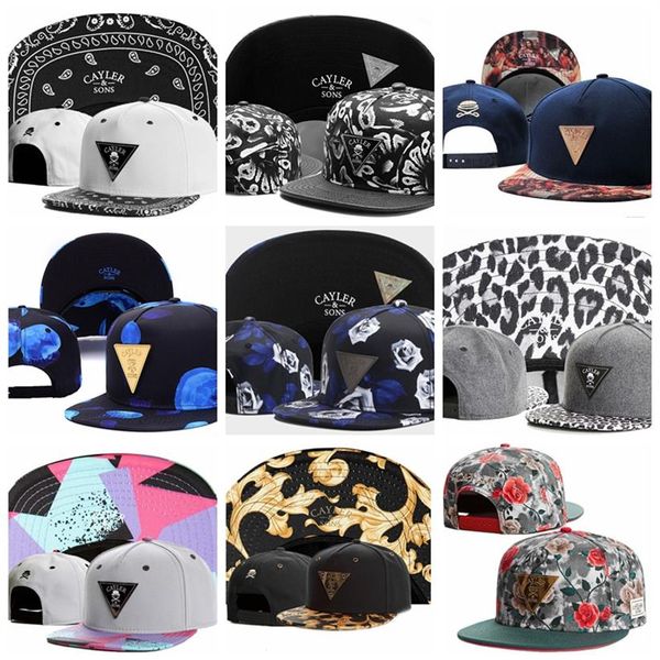 

2019 summer cayler & sons baseball caps men gorras bones cashew flowers rose leopard leather break bread god snapback hats sports 2412, Blue;gray