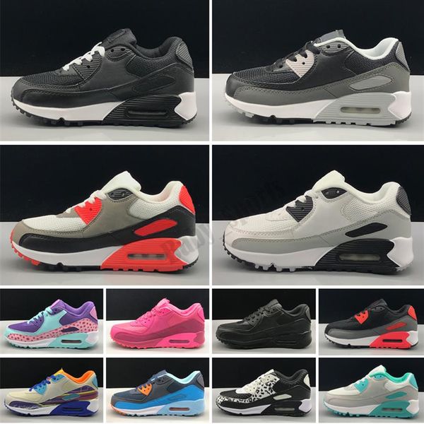 

sneakers shoes classic boy girl kids children running shoes white sports trainer cushion surface breathable sports shoes2593, Black