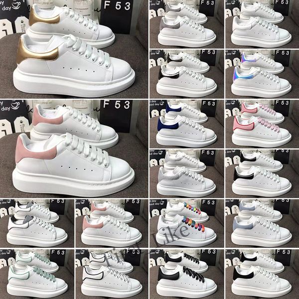 

men women casual shoes designers reflective fashion genuine leather velet platform flat mens trainers