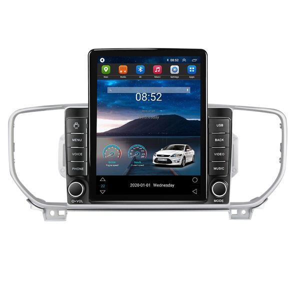 

9 inch android gps car video stereo for 2018-2019 kia sportage r with aux bluetooth support mink link rearview camera obd ii