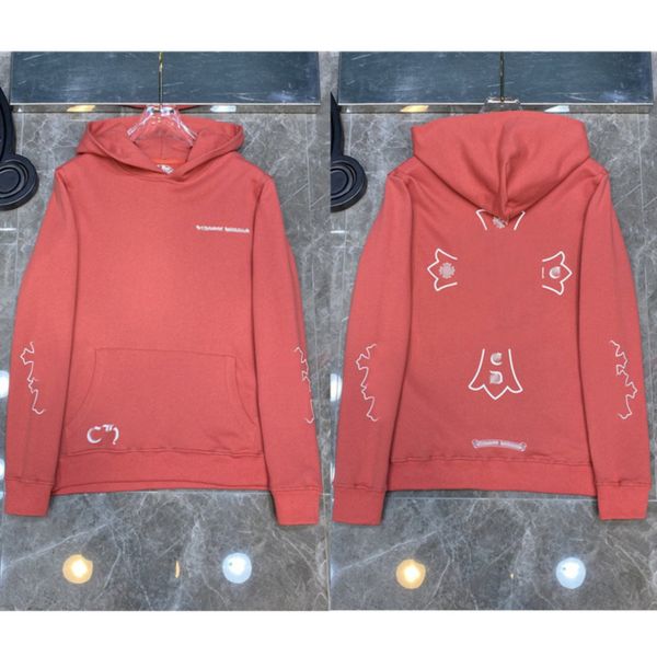 

fashion men's luxury sweatshirts classic ch brand hoodie hooded designer horseshoe loose zipper jacket pullover coat women sweatshirt, Black