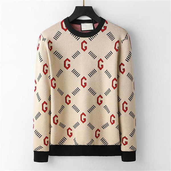 

women's sweaters designer men's knitted long sleeve loose pullovers for mens womens designer letters printed sweatshirts autumn wi, White;black