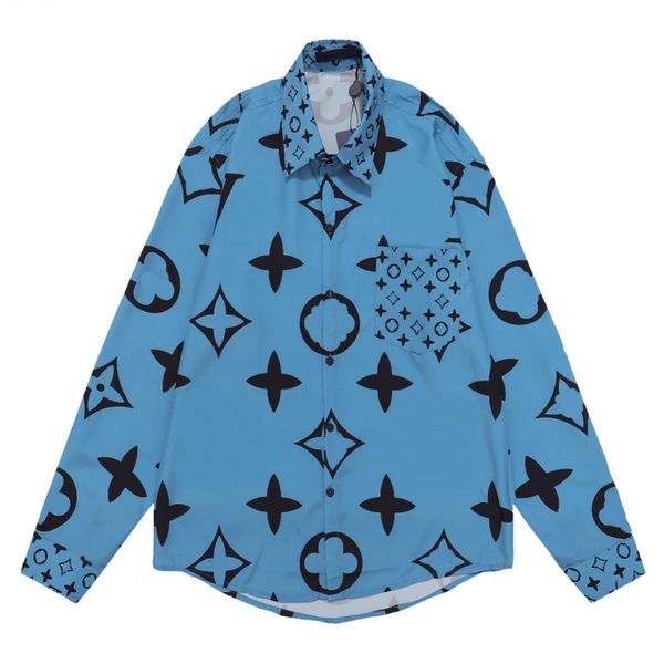 

men casual shirts fashion social formal letter printed designer long sleeved shirt, White;black