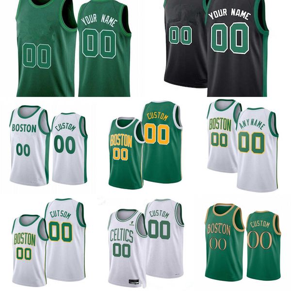 

basketball jerseys 75th custom men women youth boston''celtics''larry 33 bird bill 6 russell kevin 5 garnett paul 34 pie, Black;red