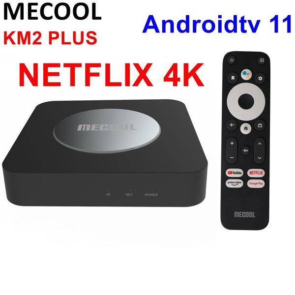 

mecool km2 plus original android 11 4k tv box amlogic s905x4 google netflix certified usb3.0 spdif bt5.0 global official store