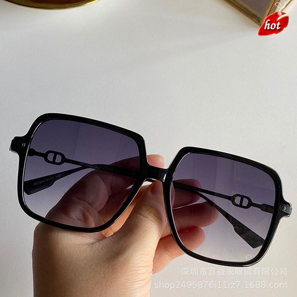 

designer sunglasses men women fashion trendy brand factory online export 2022 d family women's new box men's and net red black lin, White;black
