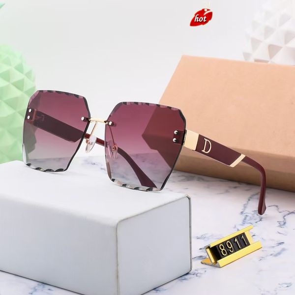 

designer sunglasses men women fashion trendy brand factory online export 2022 new d family cut female personalized red glass sun, White;black