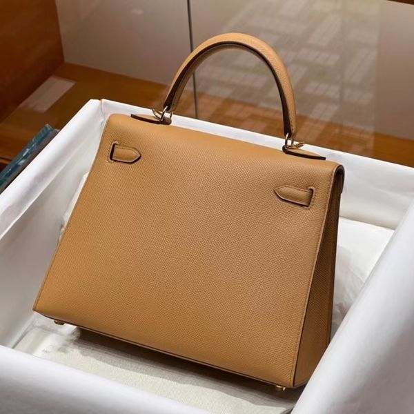 

he24 designer women's handbag h bags 25 cm epsom imported fashion leather luxury shoulder bags trend classic handmade tailored brand ev