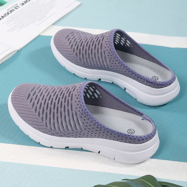 

large half shoe lace mesh versatile sports size 35-40, Black