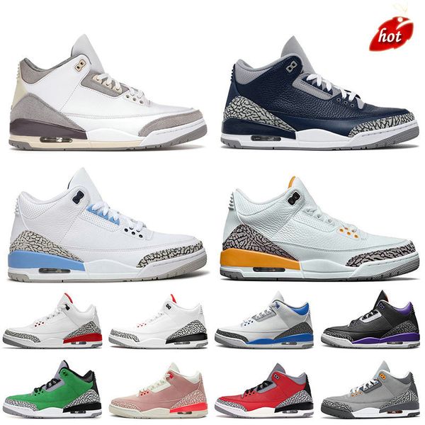 

2023 boots racer blue basketball shoes jumpman 3s 3 black cement michigan a ma maniere cardinal fire red dark iris cool grey court purple la