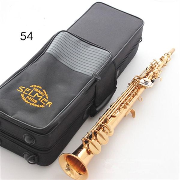 

french brand r-54 b flat soprano saxophone musical instruments professional280w