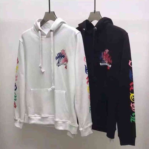 

luxury fashion sweatshirts classic ch brand hoodie loose zipper jacket pullover hooded designer horseshoe sanskrit coat klh3, Black