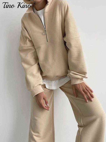 

women's tracksuits autumn casual sweatshirt women set 2022 pullover long sleeve zipper sweatershirts pants female sets loose tracksuit, Gray