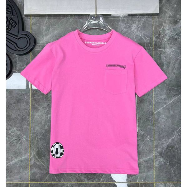 

designer men's ch t shirts brand man t-shirt summer women cross sanskrit luxury tees letter tshirts classic boy loose round neck shirt, White;black
