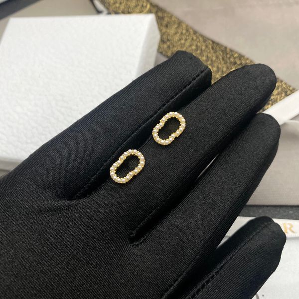 

charm new fashion stud earrings ladies party wedding fashion jewelry, Golden