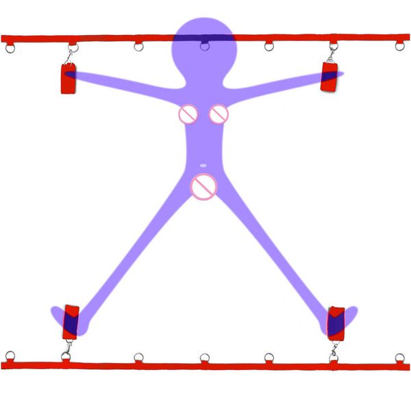 

beauty items sm handcuff binding strap adjustable hand and foot bed couple toys for women