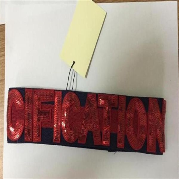 

designer sequins headbands head scarf for women and men new luxury striped green blue pink hair bands headwrap scarves quality276d, Blue;gray