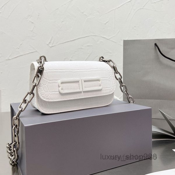 

cross body designer mini heavy chain crobody bags messenger baguette women alligator candy bag shouder flap clutch purse leather fashion dou