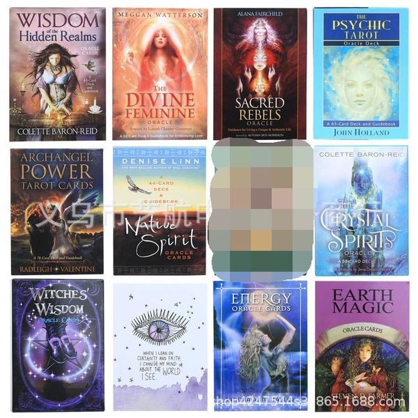 

2022 new english game version of tarot cards board games oracle cards