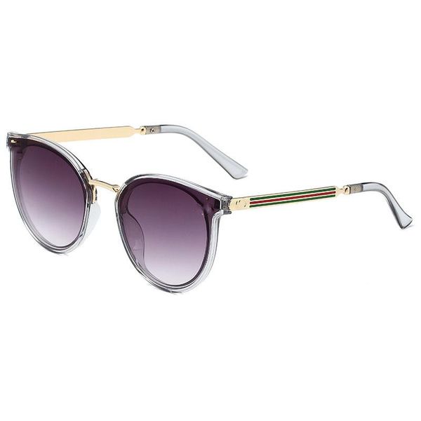 

designer brand red green sunglasses men ladies couple fashion uv protection retro round sunshade mirrors, White;black