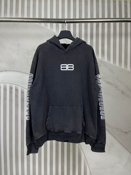 

men's plus size hoodies & sweatshirts round neck embroidered and printed polar style summer wear with street pure cotton wd2, Black;brown