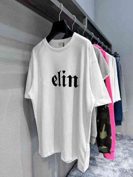 

men's hoodies sweatshirts summer print ins lovers casual t-shirt short sleeve tee, Black