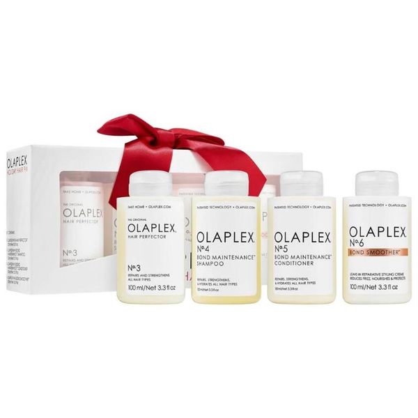 

olaplex holiday hair fix 4 100ml repair set n3 n4 n5 n6 hair perfector bond maintenance smoother shampoo conditioner hairs253i