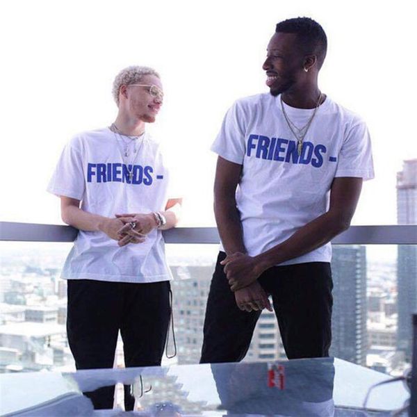 

brand new t shirt men women 100 cotton clothings hip hop tees friends t shirt274e, White;black