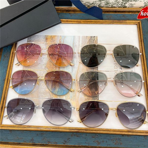 

designer sunglasses men women fashion trendy brand factory online export 2022 2021d metal women's rimmed glass, White;black