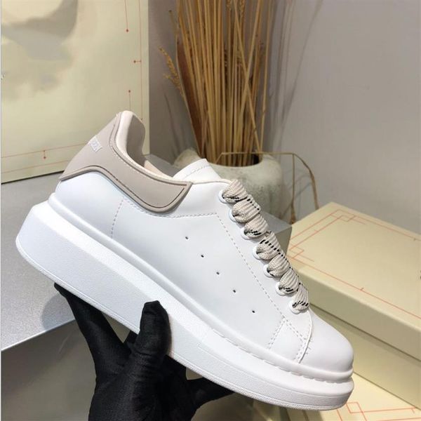 

mens real leather shoes fashion brand casual shoes women fashion luminous shoes lace-up sneakers2268, Black;white
