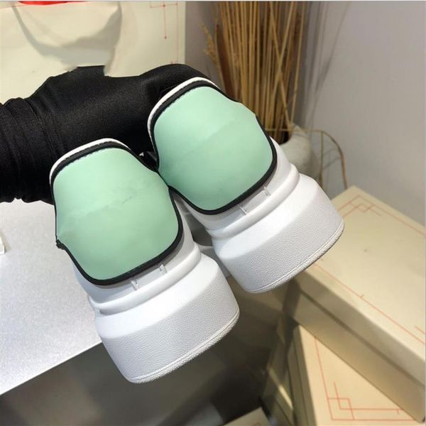 

men new fashion luminous shoes platform casual shoes female walking trainers chunky sneaker shining designer couples white shoes208h, Black;white