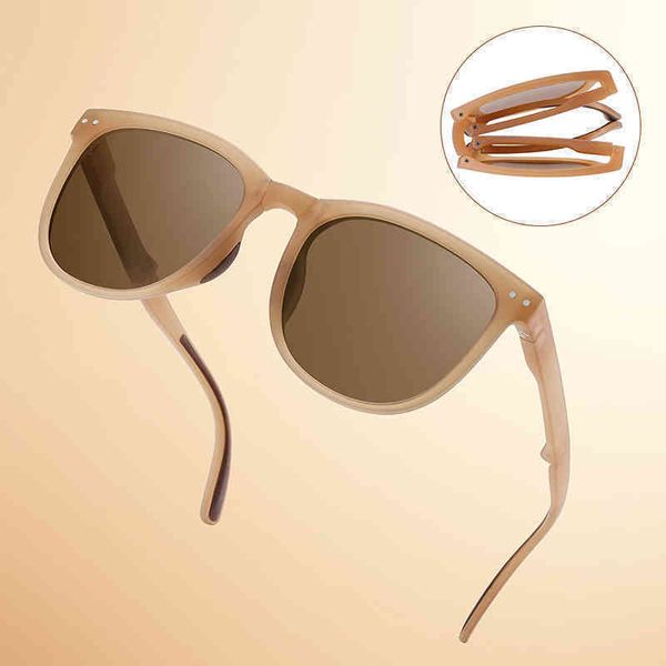 

folding sunglass women's 2022 new tide summer sunscreen tan anti ultraviolet sunglass driving glass cd001, White;black