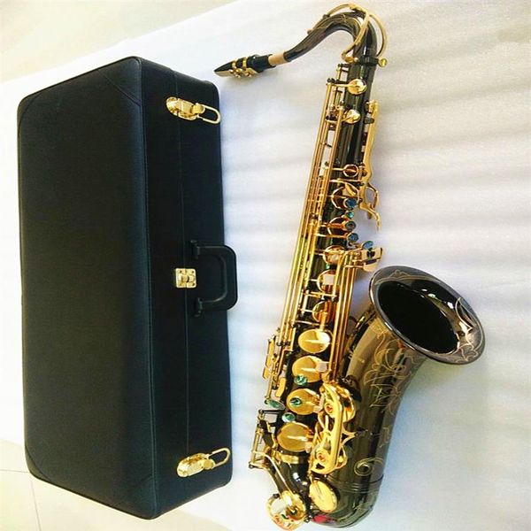 

super performance professional tenor saxophone b flat tune musical quality black gold yanagisawa t-992 tenor sax267m
