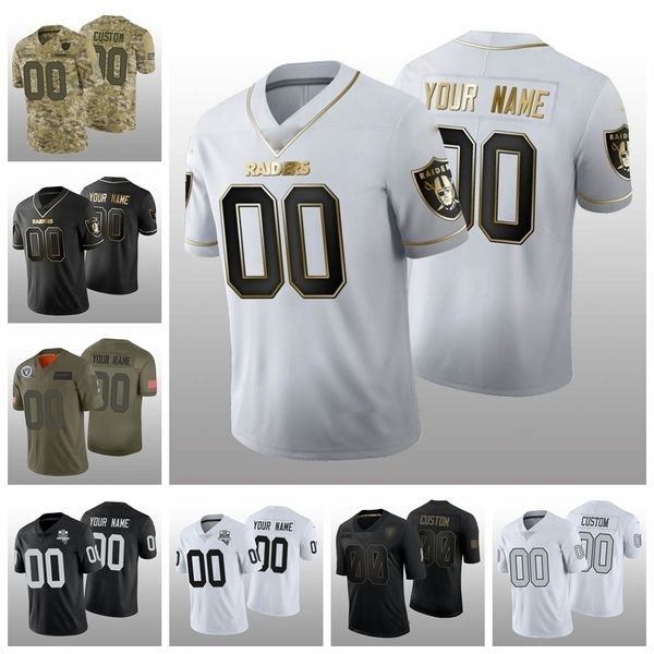 

jersey las''vegas''raiders''men custom black limited 2020 salute to service women youth legend color rush foot, Black;red