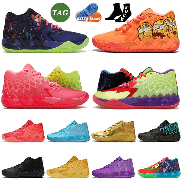 

lamelo ball mb.01 men basketball shoes sneaker black blast buzz city lo ufo not from here queen city rick and morty rock ridge red pumps tra