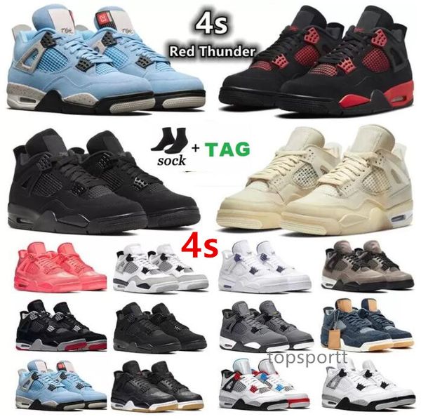 

jumpman 4s basketball shoes women men 4 retro military black cat white oreo fire red thunder sail university blue cool grey pure money purpl