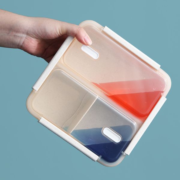 

1100ml bento box for student square fruit plastic lunch box 1222961